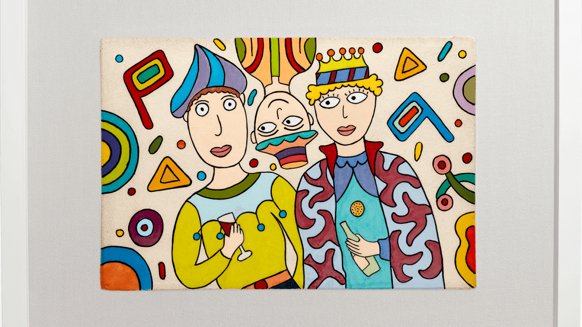 ceramic-paintings-jewish-art--purim-festivities