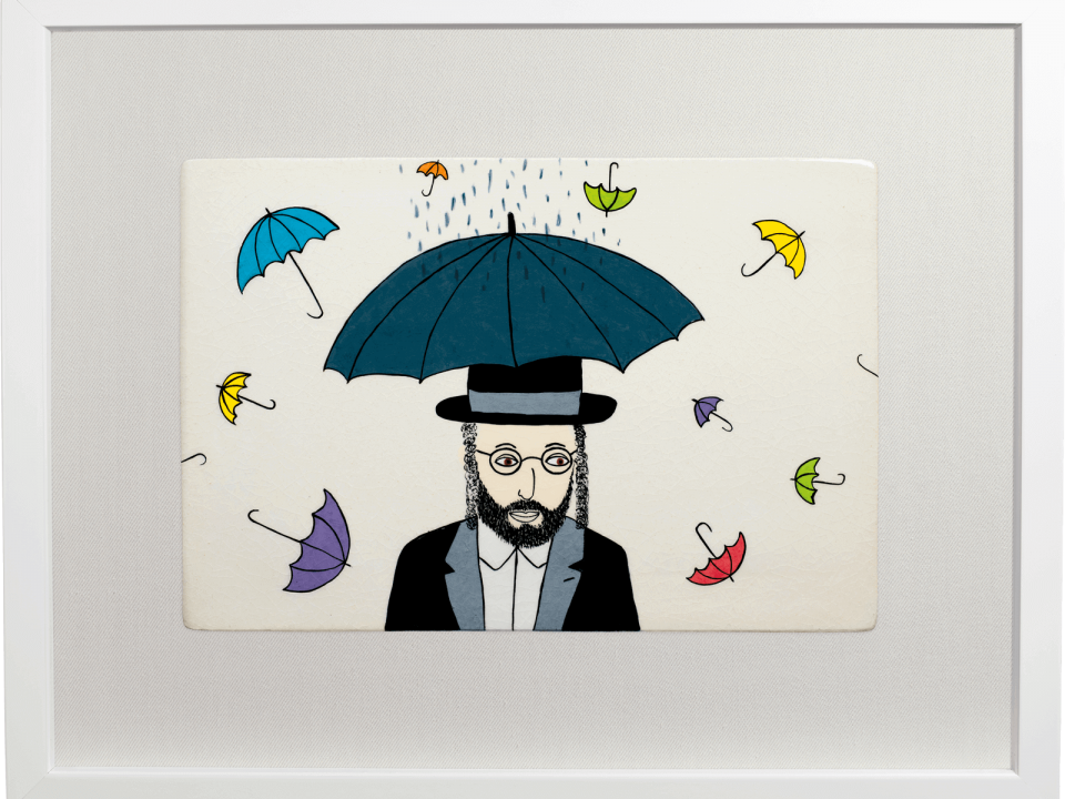 ceramic-paintings-jewish-art-menashe-itsraining-men